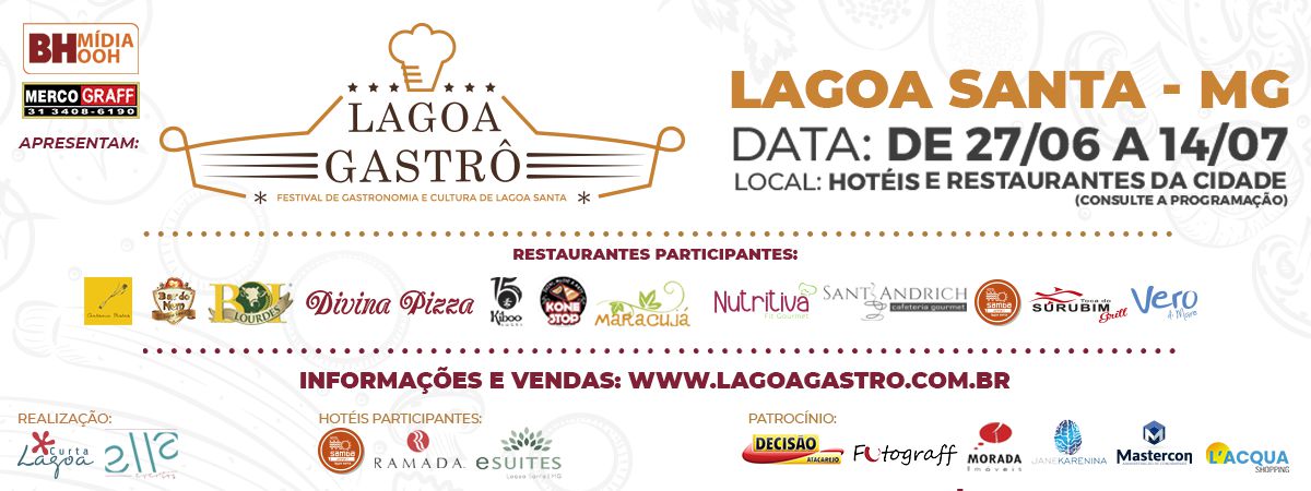 Abraço Mundo Lagoa Santa Festival de Gastronomia